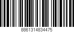 Código de barras (EAN, GTIN, SKU, ISBN): '8861314834475'