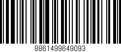 Código de barras (EAN, GTIN, SKU, ISBN): '8861499649093'