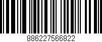 Código de barras (EAN, GTIN, SKU, ISBN): '886227566822'