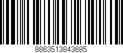 Código de barras (EAN, GTIN, SKU, ISBN): '8863513843685'