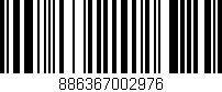 Código de barras (EAN, GTIN, SKU, ISBN): '886367002976'