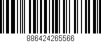 Código de barras (EAN, GTIN, SKU, ISBN): '886424265566'