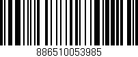 Código de barras (EAN, GTIN, SKU, ISBN): '886510053985'