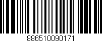 Código de barras (EAN, GTIN, SKU, ISBN): '886510090171'