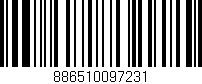 Código de barras (EAN, GTIN, SKU, ISBN): '886510097231'