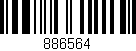 Código de barras (EAN, GTIN, SKU, ISBN): '886564'