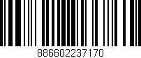 Código de barras (EAN, GTIN, SKU, ISBN): '886602237170'