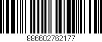 Código de barras (EAN, GTIN, SKU, ISBN): '886602762177'