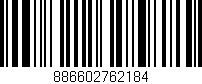 Código de barras (EAN, GTIN, SKU, ISBN): '886602762184'