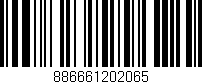 Código de barras (EAN, GTIN, SKU, ISBN): '886661202065'