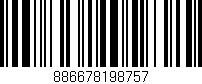 Código de barras (EAN, GTIN, SKU, ISBN): '886678198757'