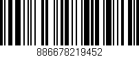 Código de barras (EAN, GTIN, SKU, ISBN): '886678219452'