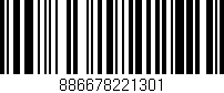 Código de barras (EAN, GTIN, SKU, ISBN): '886678221301'