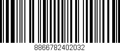 Código de barras (EAN, GTIN, SKU, ISBN): '8866782402032'