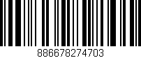 Código de barras (EAN, GTIN, SKU, ISBN): '886678274703'