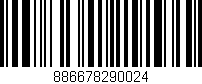 Código de barras (EAN, GTIN, SKU, ISBN): '886678290024'