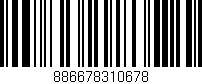 Código de barras (EAN, GTIN, SKU, ISBN): '886678310678'
