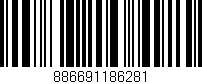 Código de barras (EAN, GTIN, SKU, ISBN): '886691186281'