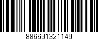 Código de barras (EAN, GTIN, SKU, ISBN): '886691321149'