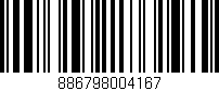 Código de barras (EAN, GTIN, SKU, ISBN): '886798004167'