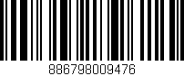 Código de barras (EAN, GTIN, SKU, ISBN): '886798009476'
