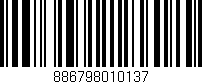 Código de barras (EAN, GTIN, SKU, ISBN): '886798010137'