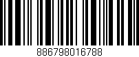Código de barras (EAN, GTIN, SKU, ISBN): '886798016788'