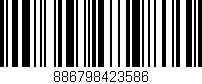 Código de barras (EAN, GTIN, SKU, ISBN): '886798423586'
