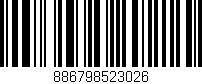 Código de barras (EAN, GTIN, SKU, ISBN): '886798523026'