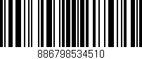 Código de barras (EAN, GTIN, SKU, ISBN): '886798534510'