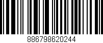 Código de barras (EAN, GTIN, SKU, ISBN): '886798620244'