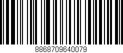 Código de barras (EAN, GTIN, SKU, ISBN): '8868709640079'
