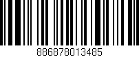 Código de barras (EAN, GTIN, SKU, ISBN): '886878013485'