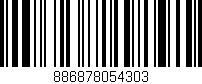 Código de barras (EAN, GTIN, SKU, ISBN): '886878054303'