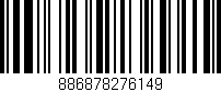 Código de barras (EAN, GTIN, SKU, ISBN): '886878276149'