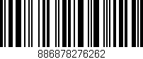 Código de barras (EAN, GTIN, SKU, ISBN): '886878276262'