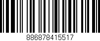Código de barras (EAN, GTIN, SKU, ISBN): '886878415517'