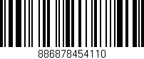 Código de barras (EAN, GTIN, SKU, ISBN): '886878454110'