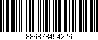 Código de barras (EAN, GTIN, SKU, ISBN): '886878454226'