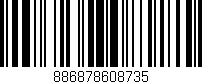 Código de barras (EAN, GTIN, SKU, ISBN): '886878608735'