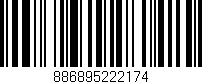 Código de barras (EAN, GTIN, SKU, ISBN): '886895222174'