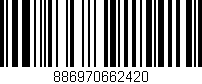 Código de barras (EAN, GTIN, SKU, ISBN): '886970662420'
