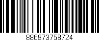 Código de barras (EAN, GTIN, SKU, ISBN): '886973758724'
