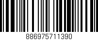 Código de barras (EAN, GTIN, SKU, ISBN): '886975711390'