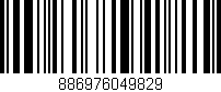 Código de barras (EAN, GTIN, SKU, ISBN): '886976049829'