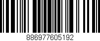 Código de barras (EAN, GTIN, SKU, ISBN): '886977605192'
