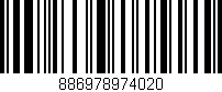 Código de barras (EAN, GTIN, SKU, ISBN): '886978974020'