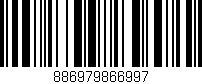 Código de barras (EAN, GTIN, SKU, ISBN): '886979866997'