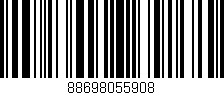 Código de barras (EAN, GTIN, SKU, ISBN): '88698055908'