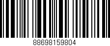 Código de barras (EAN, GTIN, SKU, ISBN): '88698159804'